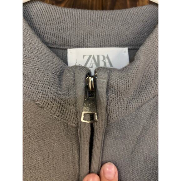 Zara Girls Sweater Knit Short Sleeve Vest Jacket Size 9-10 - Picture 5 of 6